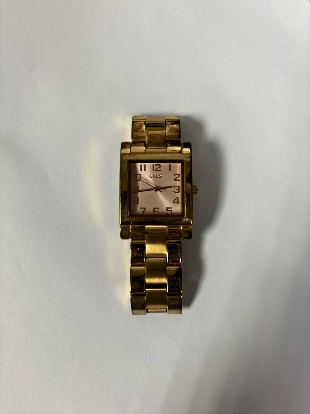 Guess Stylist Rose Gold Tone Stainless Steel Watch